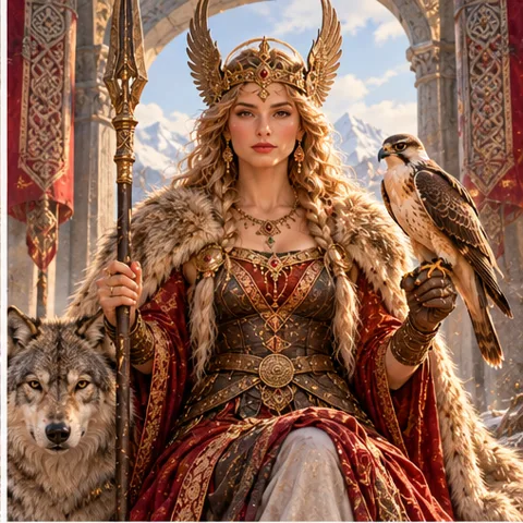 Freya, the Norse goddess of sovereignty and love